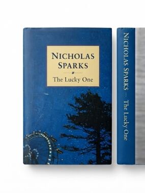 Nicholas Sparks 'The Lucky One' Hardcover Coffee Table Book - Blue
